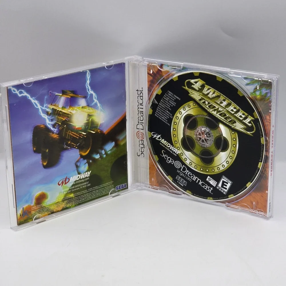 Sega 4 Wheel Thunder Dreamcast N/A Multicolor Racing Off-Road Midway Game
